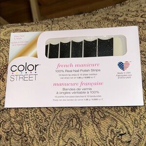 Color Street French Manicure J’adore Glamour Nail Polish Strips